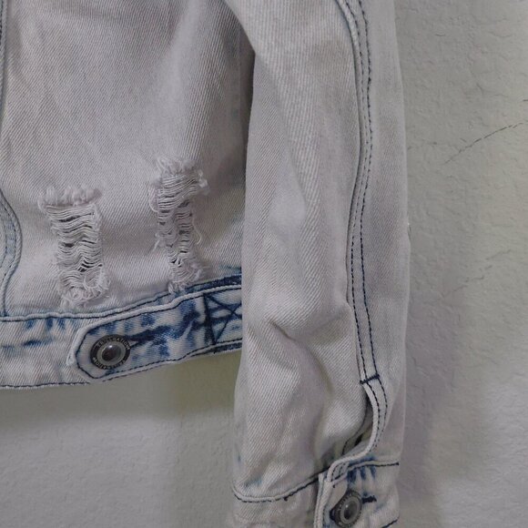 A MUST HAVE TRILLNATION Distressed Denim Jacket Adult Medium - Picture 14 of 14